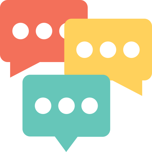 Icono bocadillos de texto