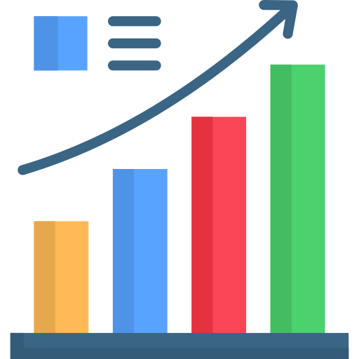 Icono gráfico de barras